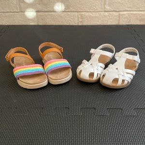 Lot of 2 Cat and Jack sandals